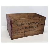 Wooden Explosives Crate
