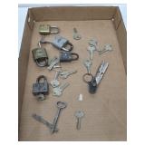 Assorted Early Locks & Keys