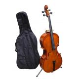 Wooden Cello with Soft Case