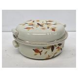 Hall's Autumn Leaf Jewel Tea Covered Dish