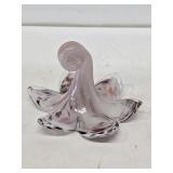 Art Glass Flower Paperweight