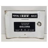 Bennett Gas Pump Porcelain Dial Face