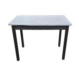 Primitive Kitchen Table with Porcelain Top