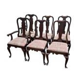 6 Queen Anne Style Dining Chairs