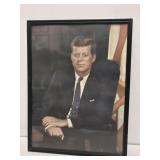 Vintage JFK Framed Print