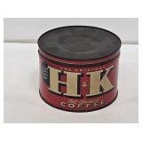 Early H&K Coffee Advertising Tin
