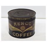 Early Kenco Coffee Advertising Tin