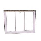 Primitive 3 Pane Wooden Window Sash