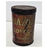 Early Mazon Coffee Advertising Tin