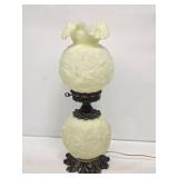 Fenton Art Glass GWTW Style Table Lamp