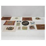 NOS Cigar Box and Whiskey Bottle Labels