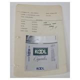 1948 Kool Cigarettes Sample Pack Label
