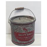 Mit Shel Metal Minnow Bucket