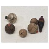 Antique Wood & Cork Bobbers