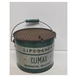 Climax Lifesaver Metal Minnow Bucket