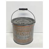 Kingfisher Service Metal Minnow Bucket