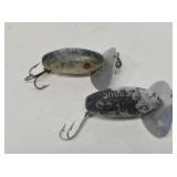2 Small Fred Arbogast Jitterbug Lures