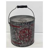 Old Pal Metal Minnow Bucket