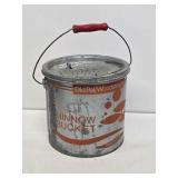 Old Pal/Woodstream Metal Minnow Bucket