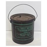 Lucky Waters Metal Minnow Bucket