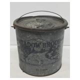 Meadow Brook Metal Minnow Bucket