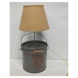 Falls City Metal Minnow Bucket Lamp