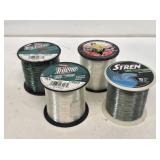 4 Large Spools of Fishing Line