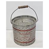 Falls City Air Breather Metal Minnow Bucket