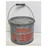 Frabill Stumpy Metal Minnow Bucket