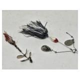 2 Pflueger Spinner Lures