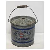 Belknap Bluegrass Metal Minnow Bucket