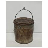 Rare Alva T. Smith Airmix Metal Minnow Bucket