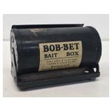 Rare Bob-Bet Metal Bait Box