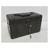 Early Outing Mfg. Metal Tackle Box with Key