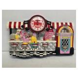 Coca-Cola Diner Plastic Clock