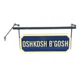 Wooden Osh Kosh B'Gosh Sign with Hanger