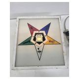 Order of the Eastern Star Lodge Lighted Sign