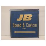 JB Speed & Custom Wooden Sign