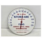 Kitchen-Aire Round Advertising Thermometer