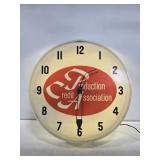 Production Credit Association Light-Up Clock