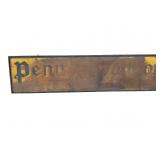 Pennsylvania Tires Tin Sign with Wood Frame