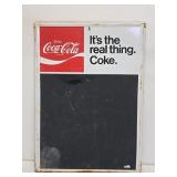 1970's Coca-Cola Menu Board Sign