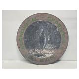 Utility Philgas Round Painted Metal Sign