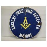 Masonic Lodge Round 30' SSP Sign