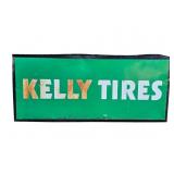 Large Kelly Tires Metal Sign