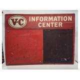 Early V-C Fertilizers Chalkboard Metal Sign