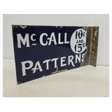1900's McCall Patterns DSP Flange Sign