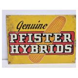Pfister Hybrids Tin Tacker Sign
