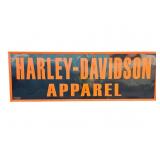 Huge Harley-Davidson Apparel Metal Sign
