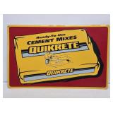 Quikrete Painted Embossed Metal Sign